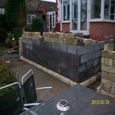 Raised Patio Flag Paving 2