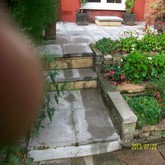 Raised Patio Flag Paving 7